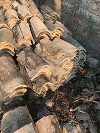 Irmici tegole antiche tetto coppi terracotta