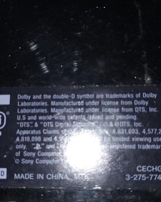 Ps3 fat CECHG04 slim pezzi ricambi lettore bluray