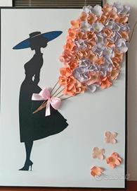 Quadro Donna con Buche 