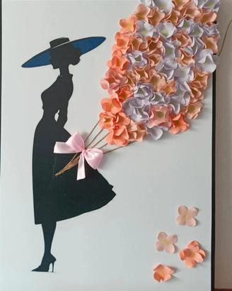 Quadro Donna con Buche 