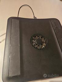 Piano supporto per computer portatile  con ventola