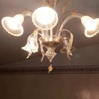 lampadario in vetro di murano originale 