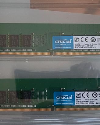 RAM DDR4 16 GB 2400 MHz (8x 2)3