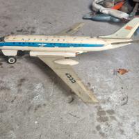 Aereo giocattolo TU-104 Aeroflot bambini russo met
