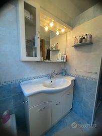 mobile bagno con lavandino e specchio