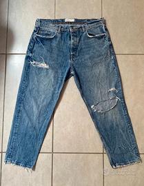 Jeans pantaloni Zara Uomo Carrot Fit 48/50tg