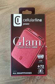 Cellularline Power Bank Glam 10000 rossa