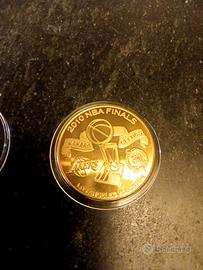 moneta celebrativa 2010 NBA final Lakers vs Boston