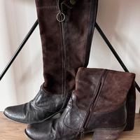 Stivali cowgirl Nero Giardini n 39 vera pelle