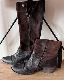 Stivali cowgirl Nero Giardini n 39 vera pelle