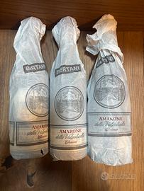 3 bottiglie amarone bertani classico 2015