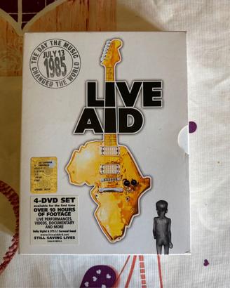 Box Cofanetto 4 dvd LIVE AID 1985