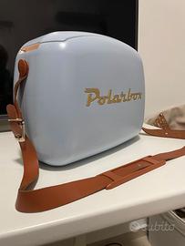 Borsa termica Polarbox con tracolla in pelle