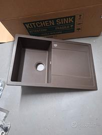 Lavello cucina con gocciolatoio a destra