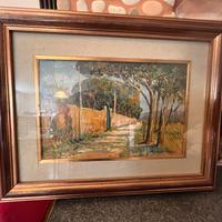 Pittore Nello Giovannelli (Livornese) strada d cam