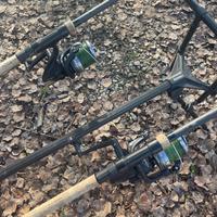 Fodero e canne Fox,Jrc Carpfishing