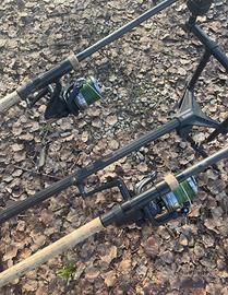 Fodero e canne Fox,Jrc Carpfishing