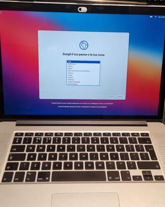 Macbook pro Retina 15, Mid 2014 - Mod. A1398
