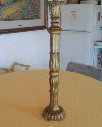 ANTICO CANDELIERE DORATO