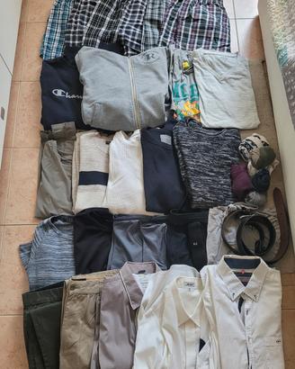 Lotto di vestiti uomo taglia M-L