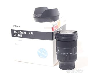 OBIETTIVO SIGMA ART 24-70 MM F/2.8 DG DN. L-MOUNT.