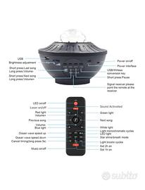 lampada proiettore di stelle musica celo stellato