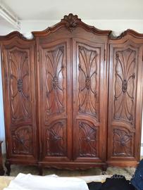 camera da letto completa antica 