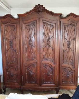 camera da letto completa antica 