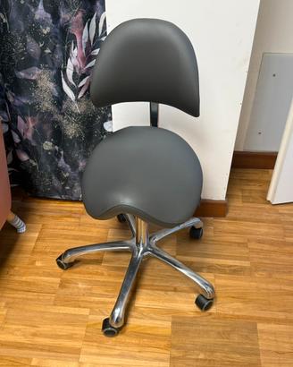 Sgabello estetista 3 regolazioni nuovo