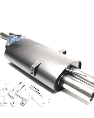 SILENZIATORE DI SCARICO BMW E46 98-07 ACCIAIO