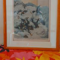 Incisione a colori su disegno