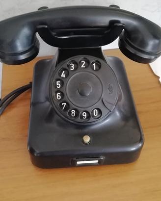 Telefono a disco d'epoca della Siemens
