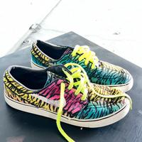 Sneakers multicolor effetto tiger