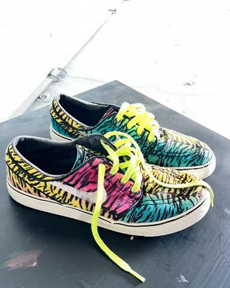 Sneakers multicolor effetto tiger
