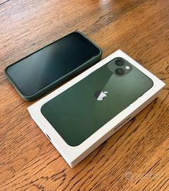 iPhone 13 128 gb verde + cover + pellicola vetro