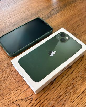 iPhone 13 128 gb verde + cover + pellicola vetro