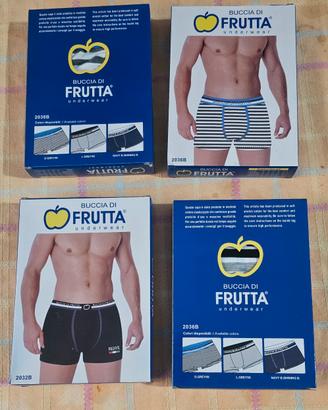 Boxer Frutta lotto da 12 taglia 
