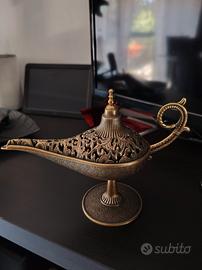 Brucia incenso lampada di Aladino 22 cm