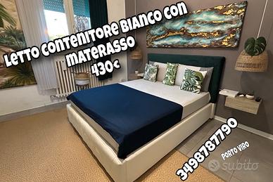 Letto contemitore con materasso