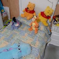 coppia letti singoli interamente in legno 