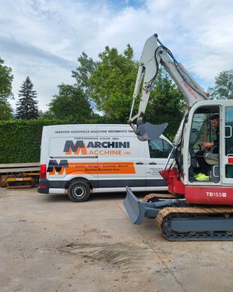 MINIESCAVATORE USATO TAKEUCHI TB153FR GIROSAGOMA 5
