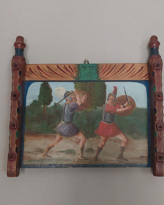 Sponda antico carretto siciliano 