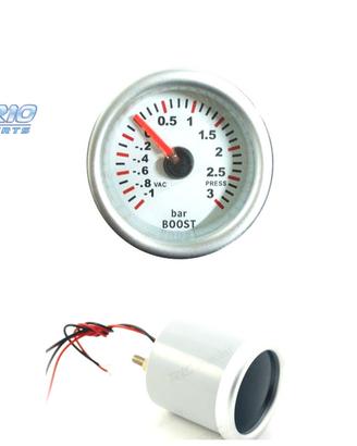 OROLOGIO PRESSIONE TURBO SFONDO BIANCO ILLUMINATO
