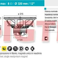 Coassiale 12" Ciare PX335