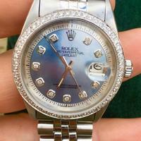 Rolex datejust 1603 madreperla diamanti
