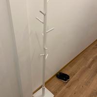 Appendiabiti bianco pratico in legno