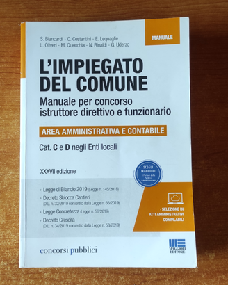 Libro concorsi pubblici Maggioli Editore