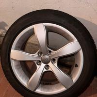4 cerchi originali Audi Gomme Invernali 195/50 R16