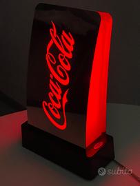 Lampada vintage originale Coca-Cola ex bar