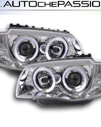Fanali angel eyes BMW SERIE1 E81 E87 E82 E88 04-11